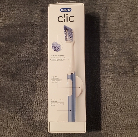 Oral B Clic Toothbrush & Magnetic Brush Holder New - Picture 6 of 6